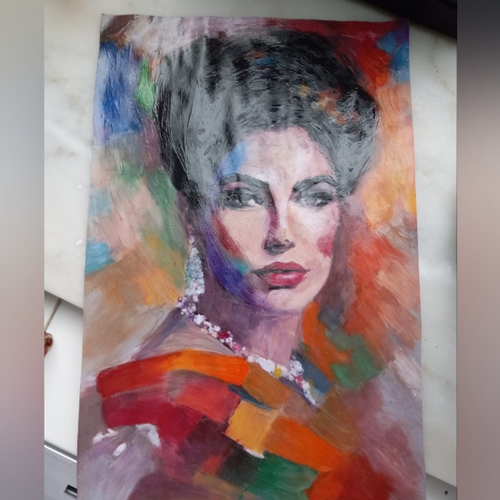 Painting of diva